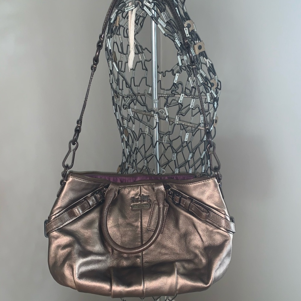 Bronze Coach satchel